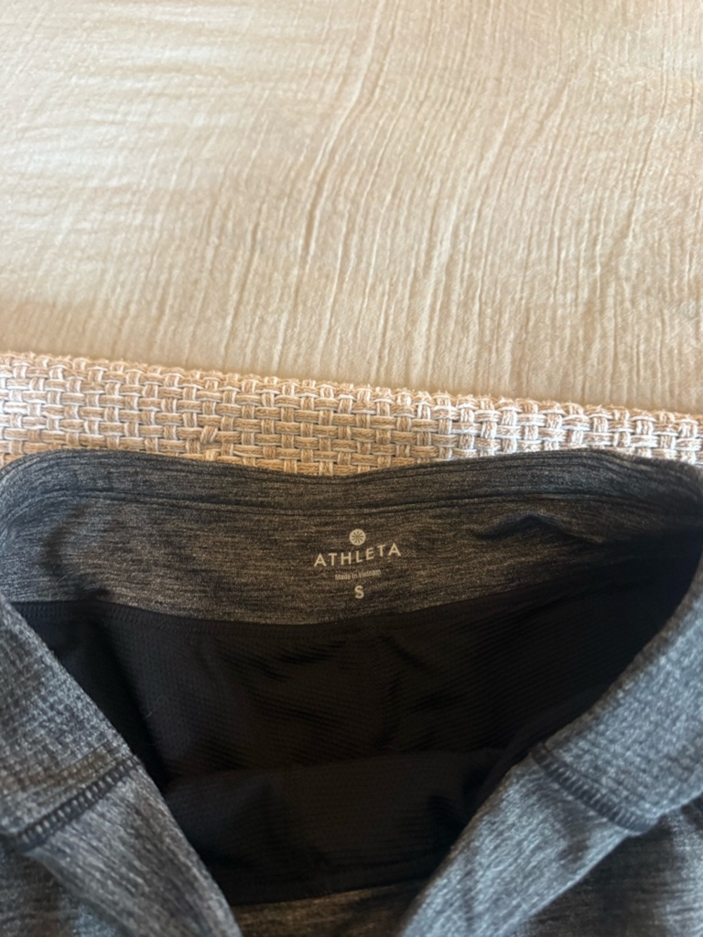 Athleta Gray Athletic Skirted Skort - Stretch Performance Skirt - Picture 2 of 2
